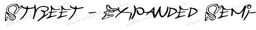 Street - Expanded Semi字体转换